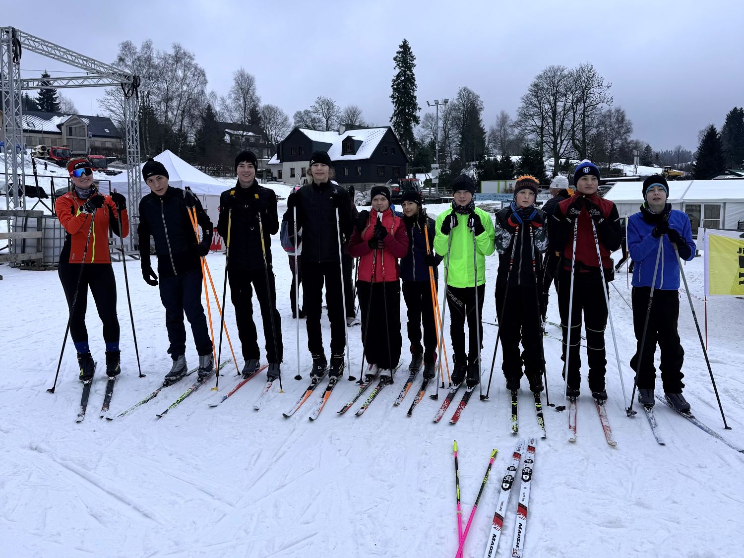 Zimní příprava na běžkách